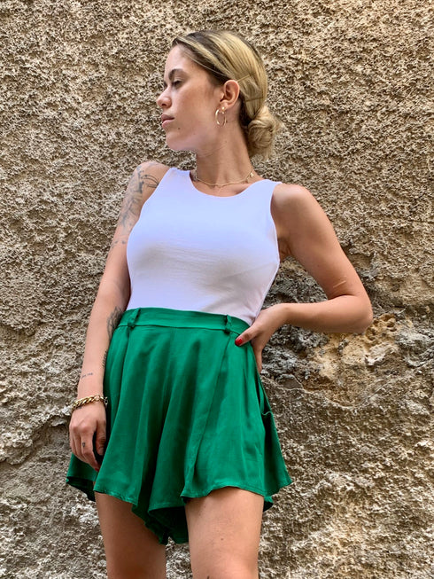 Shorts farfalla in cotone